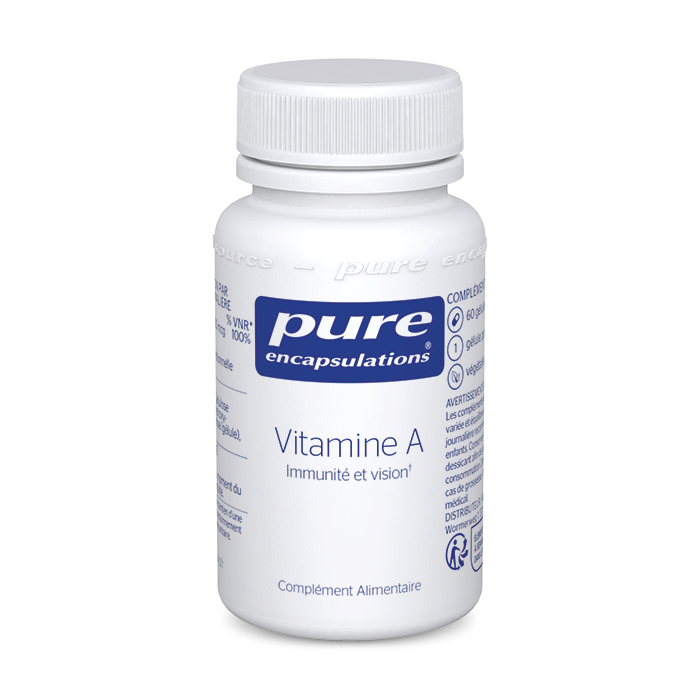 Vitamine A Pure Encapsulations Immunité et vision 